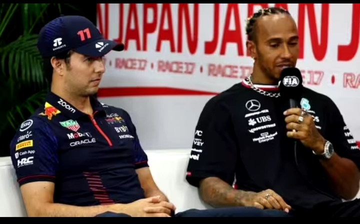 Lewis Hamilton brutally trolled Sergio Perez after Max Verstappen’s question