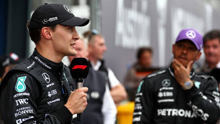 George Russell complained about Lewis Hamilton at the Japanese GP in clear radio message.