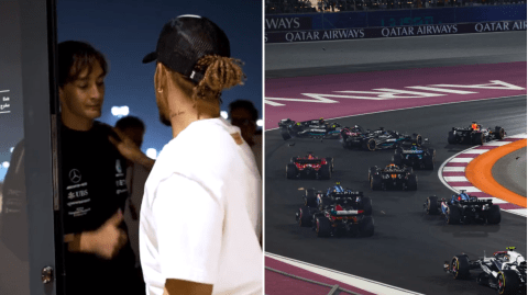 George Russell responds to Lewis Hamilton’s apology after the Qatar Grand Prix crash.