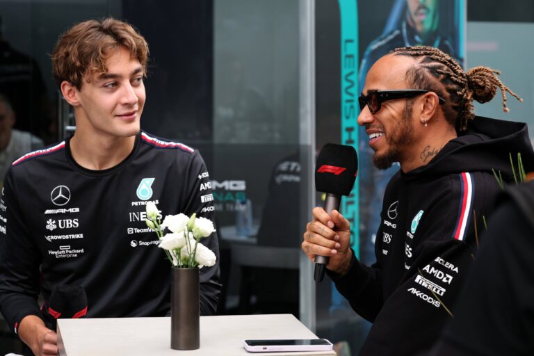 Lewis Hamilton and George Russell concur as Mercedes chief quits on eve of Brazil GP.