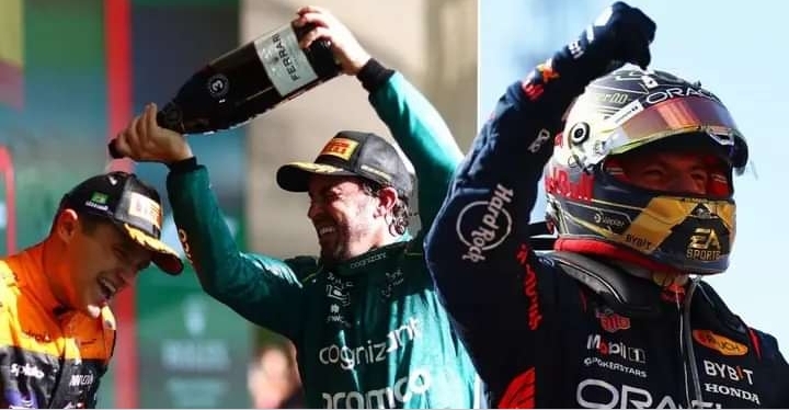 Lando Norris shines in Max Verstappen chase as Fernando Alonso thrills at Brazil GP.