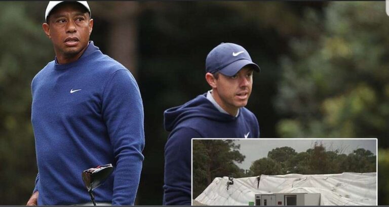 Tiger Woods and Rory McIlroy could face lengthy setback after dome collapse