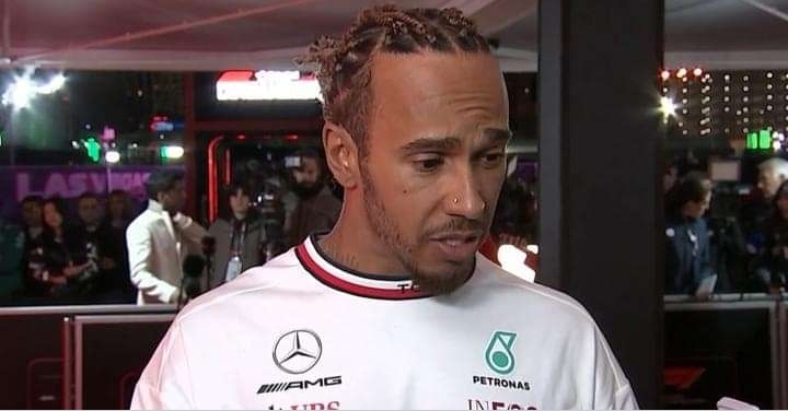 Following yet another Mercedes F1 struggles, Lewis Hamilton expresses his emotions during the Las Vegas Grand Prix