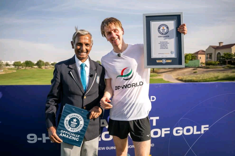 New Guinness World Record set for fastest 9-hole round of golf