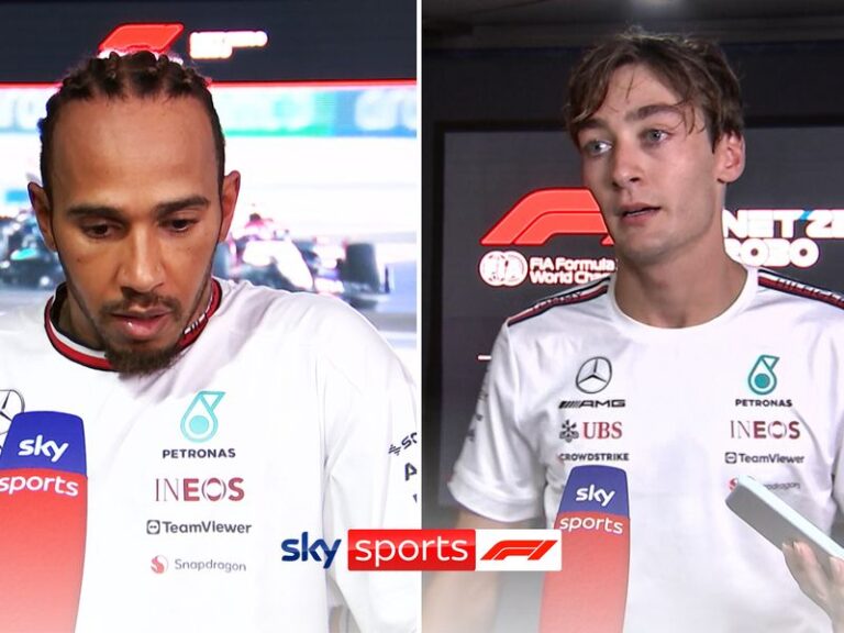 George Russell in foul-mouthed Abu Dhabi GP blast over Lewis Hamilton radio question.