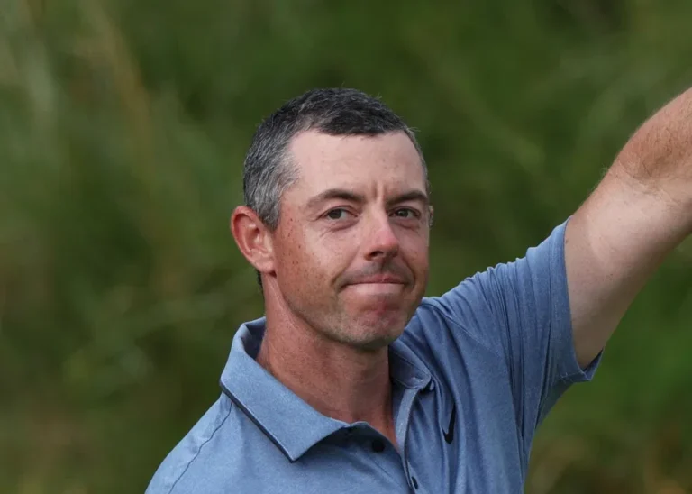 Rory McIlroy’s immediate reaction to Scottie Scheffler’s Open victory at Royal Portrush.